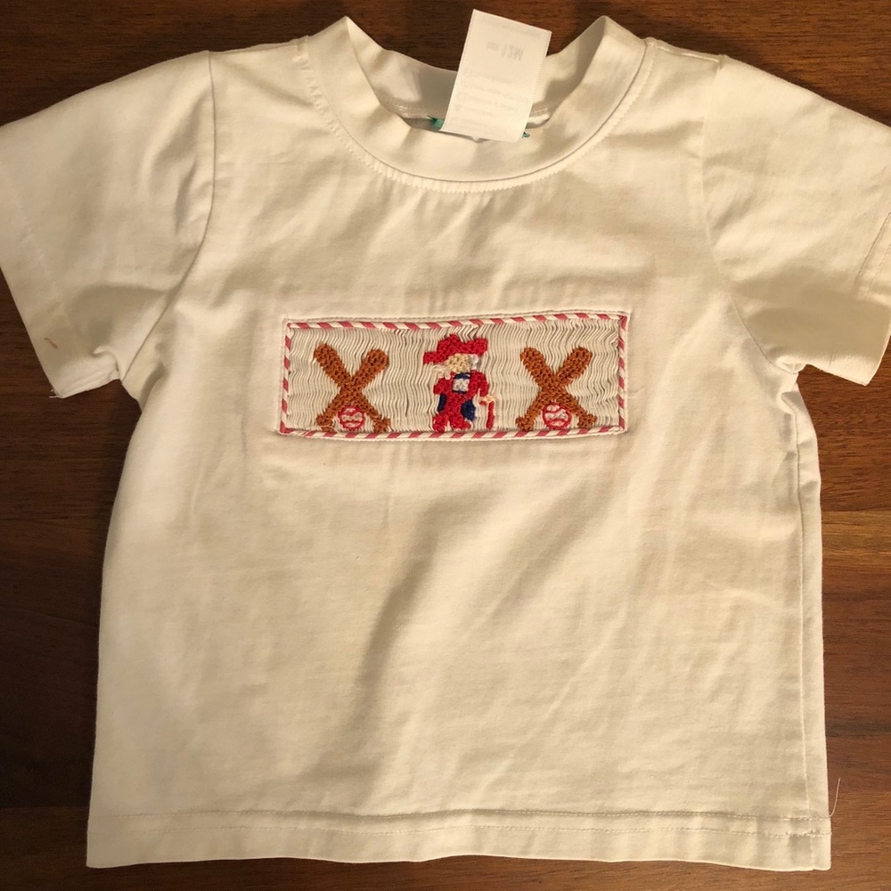 Smocked Ole Miss T-shirt